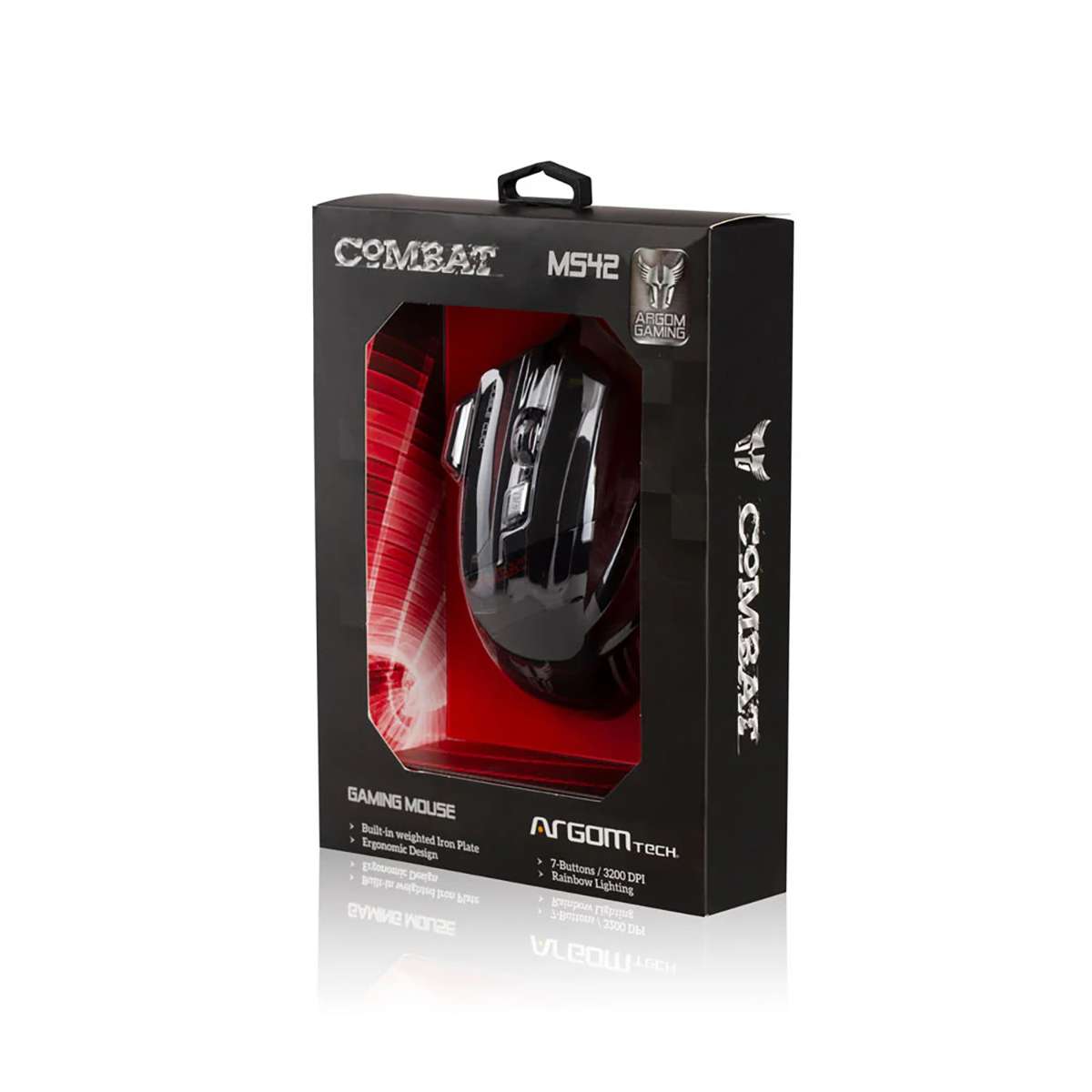 Mouse Gamer Argomtech Combat MS42 USB Negro